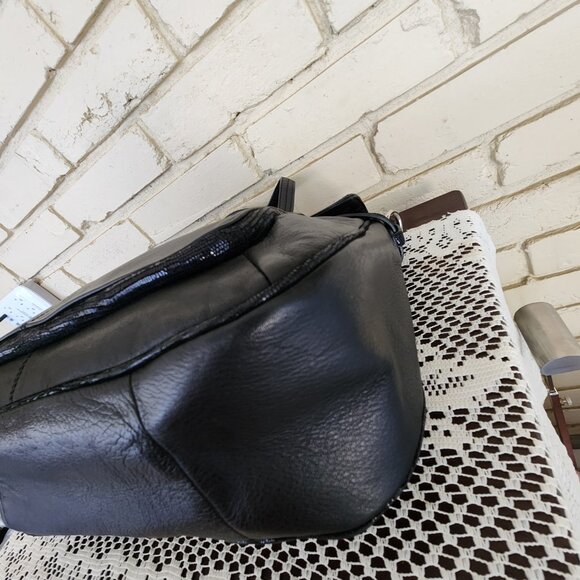 Euc Coach Taylor Black Saffiano Leather Shoulder Bag Purse - Picture 10 of 13